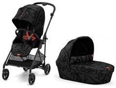 Коляска 2 в 1 Cybex Melio Street Real Black с дождевиком 87761844