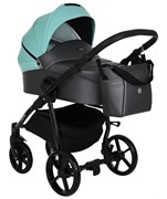 Детская коляска Tutis Novo Reflective 2 в 1 1142236 Кожа Antracite Metalic/Mint 1557059054