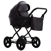 Детская коляска AroTeam Teramo Prima 2 в 1 05 черная кожа 85469029
