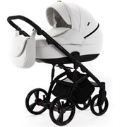 Детская коляска Adamex Lanti Deluxe 2 в 1 LN-SA1 (БЕЛАЯ КОЖА) 2140310935