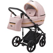 Детская коляска Adamex Rimini Deluxe 2 в 1 RI244 РОЗОВ.КОЖА+ ЗОЛОТО.ОТДЕЛКА 767373590