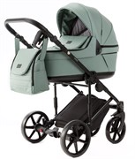Детская коляска Adamex Locco Light Deluxe 2 в 1 LL-SA20 (СЕРО-ЗЕЛЕН. КОЖА) 409671775