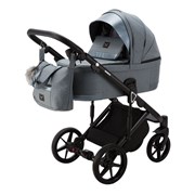 Детская коляска Adamex Marco 2 в 1 GA05 (СЕР-ЗЕЛ ТК.+ СЕР-ЗЕЛ ПЕРЛ КОЖ. ОТДЕЛКА) 584748702