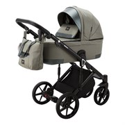 Детская коляска Adamex Marco 2 в 1 GA14 (Т. ЗЕЛ. РОГОЖКА+ Т.ЗЕЛ. ПЕРЛ КОЖ. ОТДЕЛКА) 1422516214