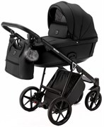 Детская коляска Adamex Belissa Deluxe 2 в 1 B-SA02 (ЧЁРН.КОЖА) 1641907284