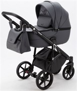 Детская коляска Adamex Bibione Deluxe 2 в 1 BI-SA05 (Т.СЕР+Т.СЕР.ПЕРФ.КОЖА) 2054329392