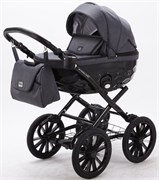 Детская коляска Adamex Chantal Retro 2 в 1 C201 (графит) 2004745353