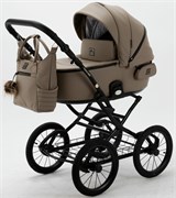 Детская коляска Adamex Porto Retro Deluxe 2 в 1 PO-SA09 (Т.БЕЖ.КОЖА) 113699360