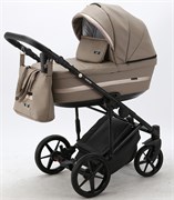 Детская коляска Adamex Rimini Deluxe 2 в 1 RI215 Т.БЕЖ.КОЖА+БЕЖ.ПЕРЛ.ОТДЕЛКА 776218949
