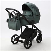 Детская коляска Adamex Lumi Air Deluxe 2 в 1 L-SM15 (Т.ЗЕЛЕНАЯ ПЕРЛ. КОЖА) 2108377737