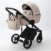 Детская коляска Adamex Lumi Air Deluxe 2 в 1 L-SA07 (СВЕТЛО-БЕЖЕВАЯ КОЖА) 1864946198