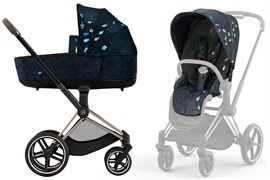 Коляска 2 в 1 Cybex Priam IV Rosegold Jewels of Nature 1366885773