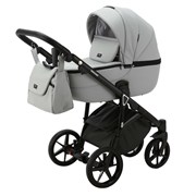 Детская коляска Adamex Bibione Deluxe 2 в 1 BI-SA03 (СВ.СЕРАЯ КОЖА) 1175365098