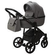 Детская коляска Adamex Bibione Deluxe 2 в 1 BI-SA04 (СЕРАЯ КОЖА) 2120060106