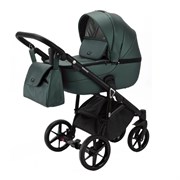 Детская коляска Adamex Bibione Deluxe 2 в 1 BI-SM15 (Т.ЗЕЛЕНАЯ ПЕРЛ. КОЖА) 1429919701