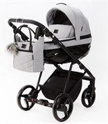 Детская коляска Adamex Quantum 2 в 1 Q-TK10 (СВ.СЕРЫЙ) 30689506