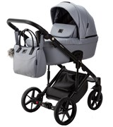 Детская коляска Adamex Lumi Air Deluxe 2 в 1 L-SM03 (СЕРАЯ ПЕРЛ. КОЖА) 1979238079