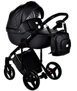 Детская коляска Adamex Luciano Deluxe 2 в 1 61S (ЧЕРНАЯ 100% КОЖА) 326979888