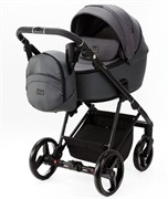 Детская коляска Adamex Blanc 2 в 1 BL-PS108 LUX (Т.СЕРЫЙ+Т.СЕРАЯ КОЖА) 1590725823
