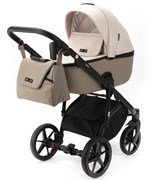 Детская коляска Adamex Nola 2 в 1 N-PS160 (БЕЖ + Т.БЕЖ. КОЖА) 1562770320