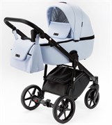 Детская коляска Adamex Nola Deluxe 2 в 1 N-SA17 (ГОЛУБАЯ КОЖА) 1361950053