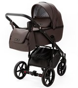 Детская коляска Adamex Nola Deluxe 2 в 1 N-SA28 (КОРИЧНЕВАЯ КОЖА) 1675291407