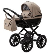 Детская коляска Adamex Chantal Retro Deluxe 2 в 1 C-SA09 (Т.БЕЖЕВАЯ КОЖА) 1781043917