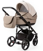 Детская коляска Adamex Lanti Deluxe 2 в 1 LN-SD44 (СВ.БЕЖ.КОЖА + Т.БЕЖ.КОЖА) 555536923
