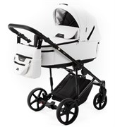 Детская коляска Adamex Zico Deluxe New 2 в 1 ZN-SA01 (БЕЛАЯ КОЖА) 1768059334