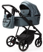 Детская коляска Adamex Vasco Deluxe 2 в 1 V-SM18 (ГОЛУБОЙ МЕТАЛИК КОЖА) 137479792