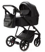 Детская коляска Adamex Vasco Deluxe 2 в 1 V-SA02 (ЧЕРНАЯ КОЖА) 543028677