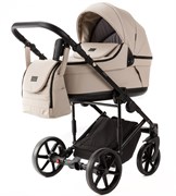 Детская коляска Adamex Locco Light Deluxe 2 в 1 LL-SA07 (СВ.БЕЖЕВАЯ КОЖА) 6010916