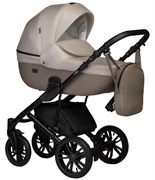 Детская коляска Indigo Mio S 2 в 1 03 т.бежевая кожа+св.бежевый 2023605026