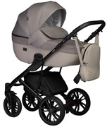 Детская коляска Indigo Mio S 2 в 1 01 св.бежевая кожа+бежевый 1105340067