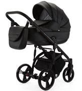 Детская коляска Adamex Lanti Deluxe 2 в 1 LN-SA2 (ЧЕРНАЯ КОЖА) 530123549