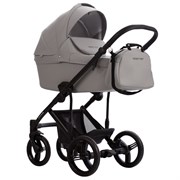 Детская коляска Bebetto Magnum Light Pro 2 в 1 03 св.серая кожа 1520222644