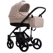 Детская коляска Bebetto Magnum Prima 2 в 1 06 св.бежевая кожа 226567643