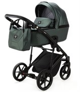 Детская коляска Adamex Mobi Deluxe 2 в 1 M-SM15 (Т.ЗЕЛЕНАЯ ПЕРЛ. КОЖА) 1725456065