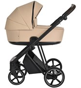 Детская коляска Roan Sol Кожа 2 в 1 RSL/2021 Caramel/Black/руч.Тем.коричневый 1626282205
