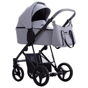 Детская коляска Bebetto Flavio Pro 2 в 1 04 серо-голубая кожа 433720798