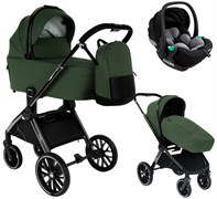 Детская коляска Pituso Mayla Luxury 3 в 1 с автокреслом Baesa Forest Green 673337052