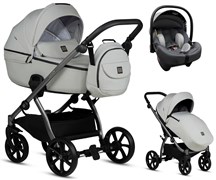 Детская коляска Tutis Uno 5 Plus Essential collection 3 в 1 с автокреслом Elo Lux EduSky Grey 1402142 Risso 1919102200