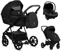 Детская коляска Tutis Viva 5 Plus Essential 2024 3 в 1 с автокреслом Elo Lux EduSky Black 1452070 Caviar 1946287283