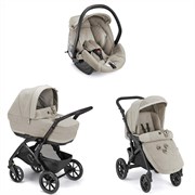 Детская коляска 3 в 1 CAM Dinamico UP Smart 989 бежевый с аппликацией 429813510