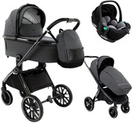 Детская коляска Pituso Mayla Lux 3 в 1 с автокреслом Baesa Dark Grey 1819772405