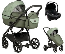 Детская коляска Tutis Uno 5 Plus Earth collection 3 в 1 с автокреслом Elo Lux EduSky Black 1402037 Matcha 169856953