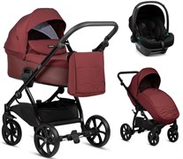 Детская коляска Tutis Leo Plus 3 в 1 1222220 Burgundy 984154836