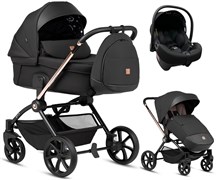 Детская коляска Tutis Gio Plus 3 в 1 с автокреслом Elo Lux EduSky Black 1552135 Nero 607815676