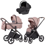 Коляска Carrello Vector CRL-6550 Nova DK791 Black Line 3 в 1 Cupcake Beige 1299530065
