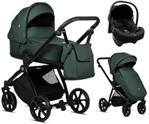 Детская коляска Tutis Mio 3 Plus Essential 3 в 1 с автокреслом Elo Lux EduSky Black 1502240 Pacific green 1134230141